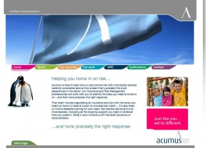 Acumus Insurance Home Page